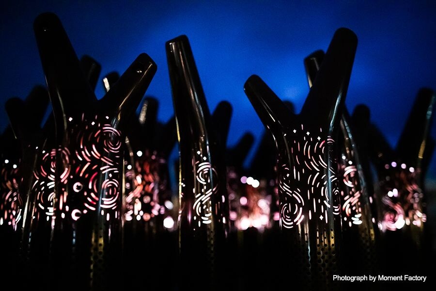 案例｜球信网为壮观的Kamuy Lumina魔法夜行旅游项目提供配乐设备